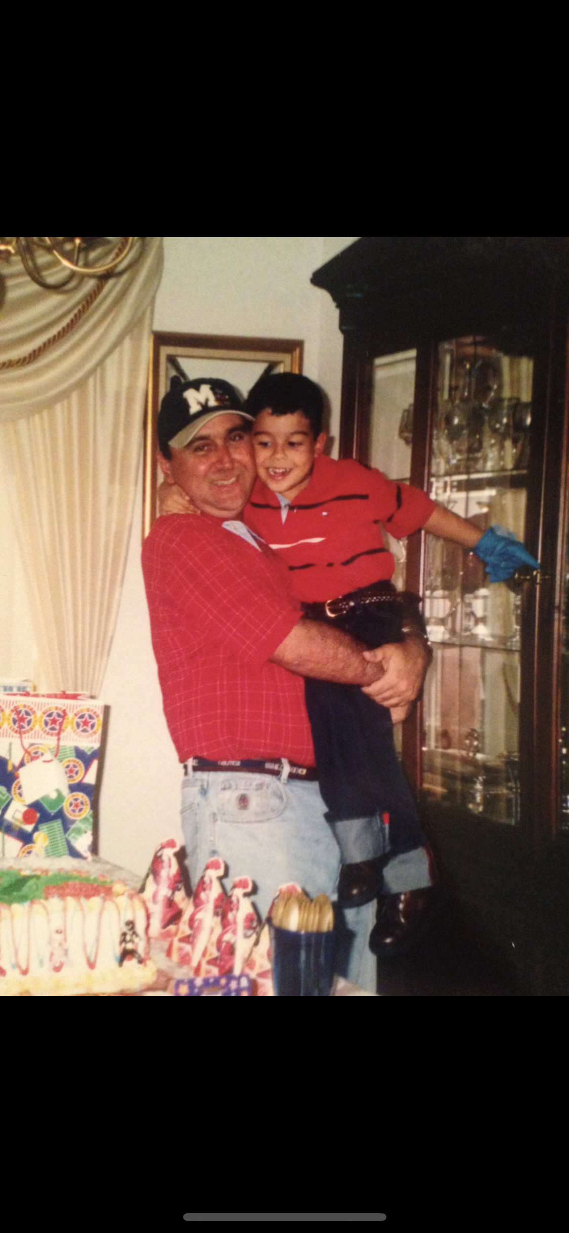 Family portrait of BuildX founder with a child