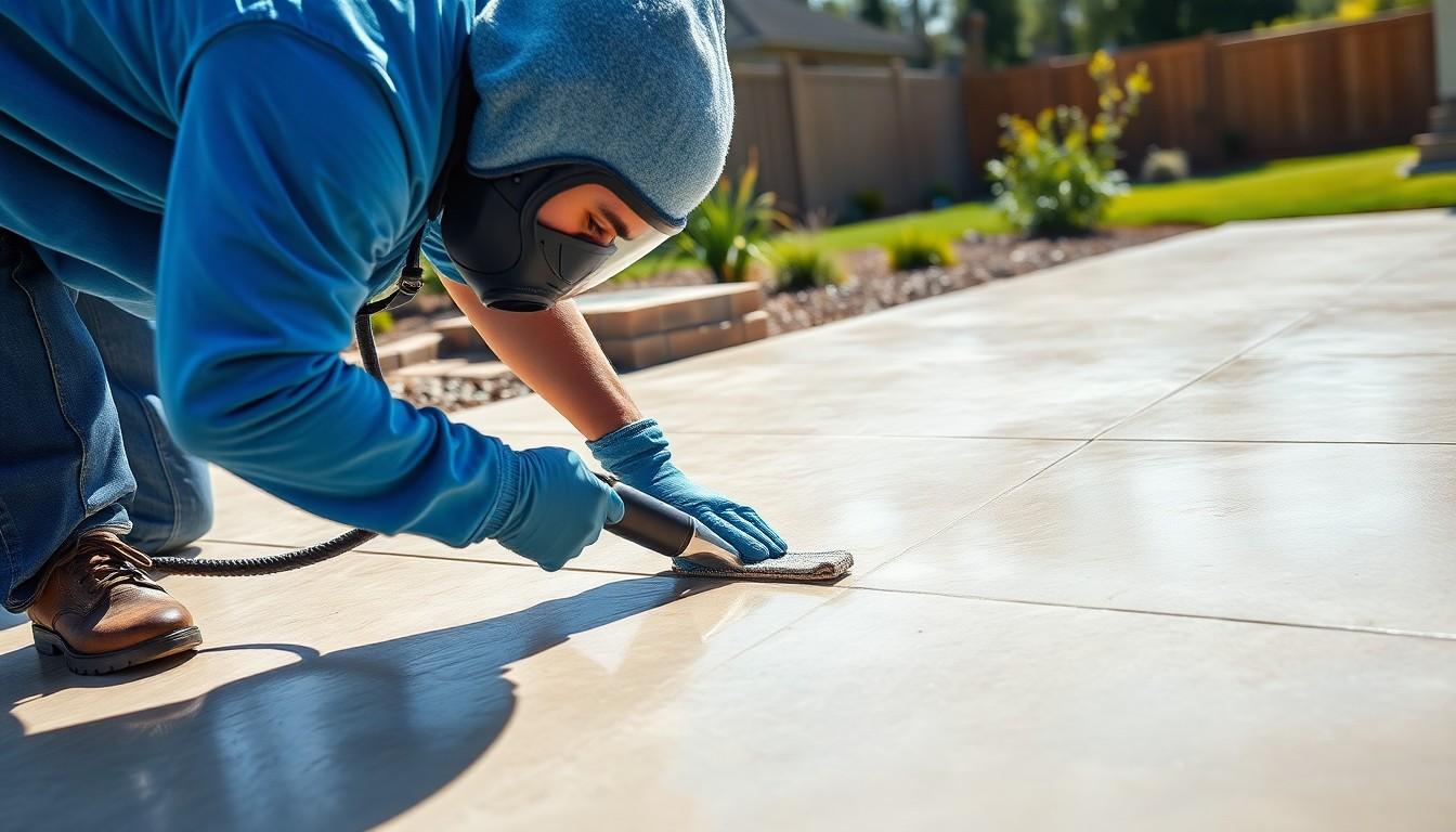 Apply Acrylic Concrete Sealer cost guide