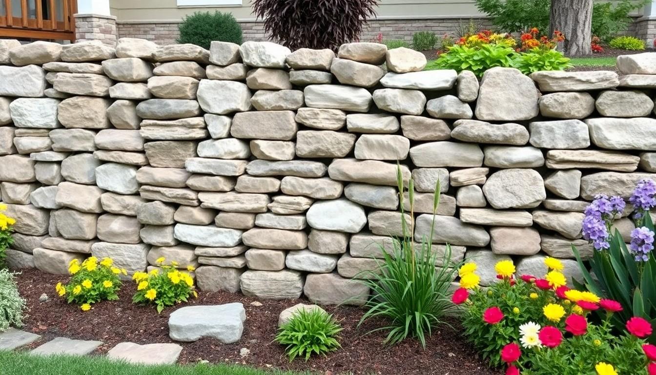 Dry Stack Stone Wall cost guide