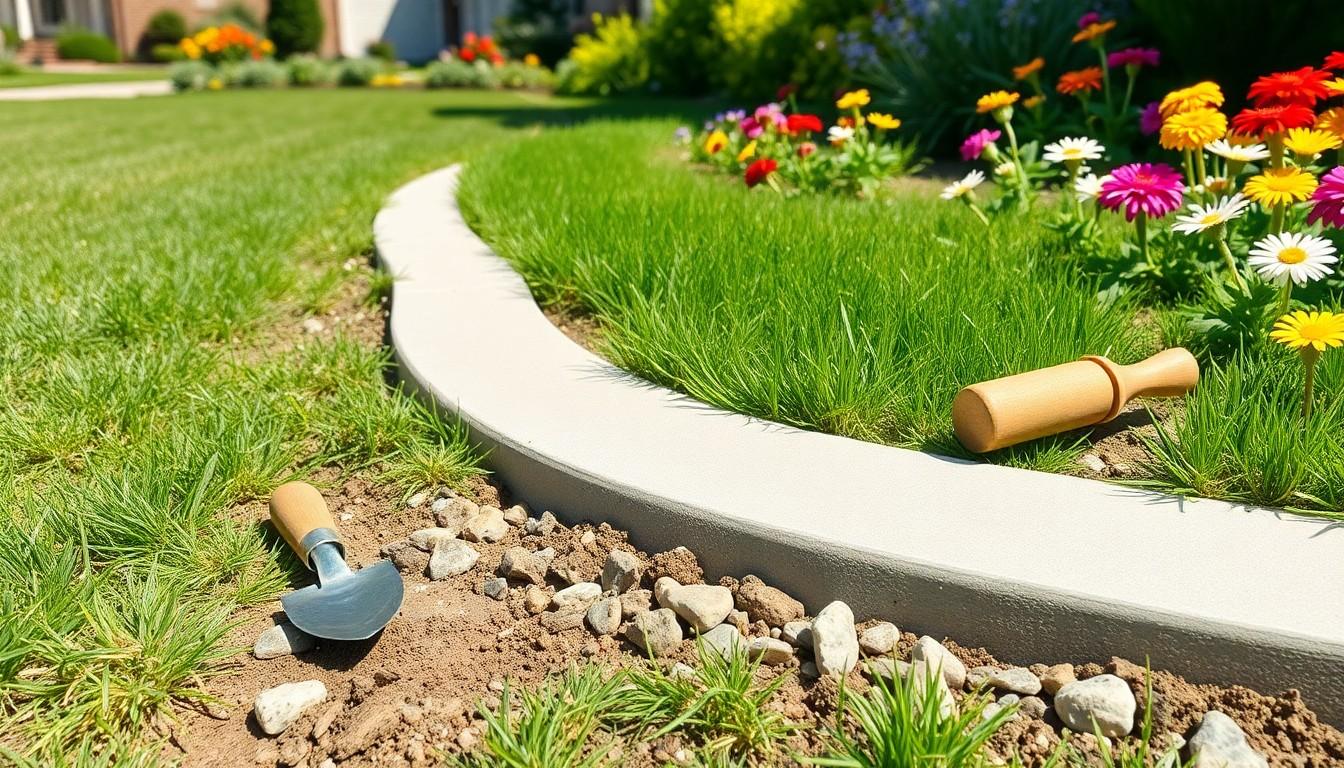 Install Concrete Edging cost guide