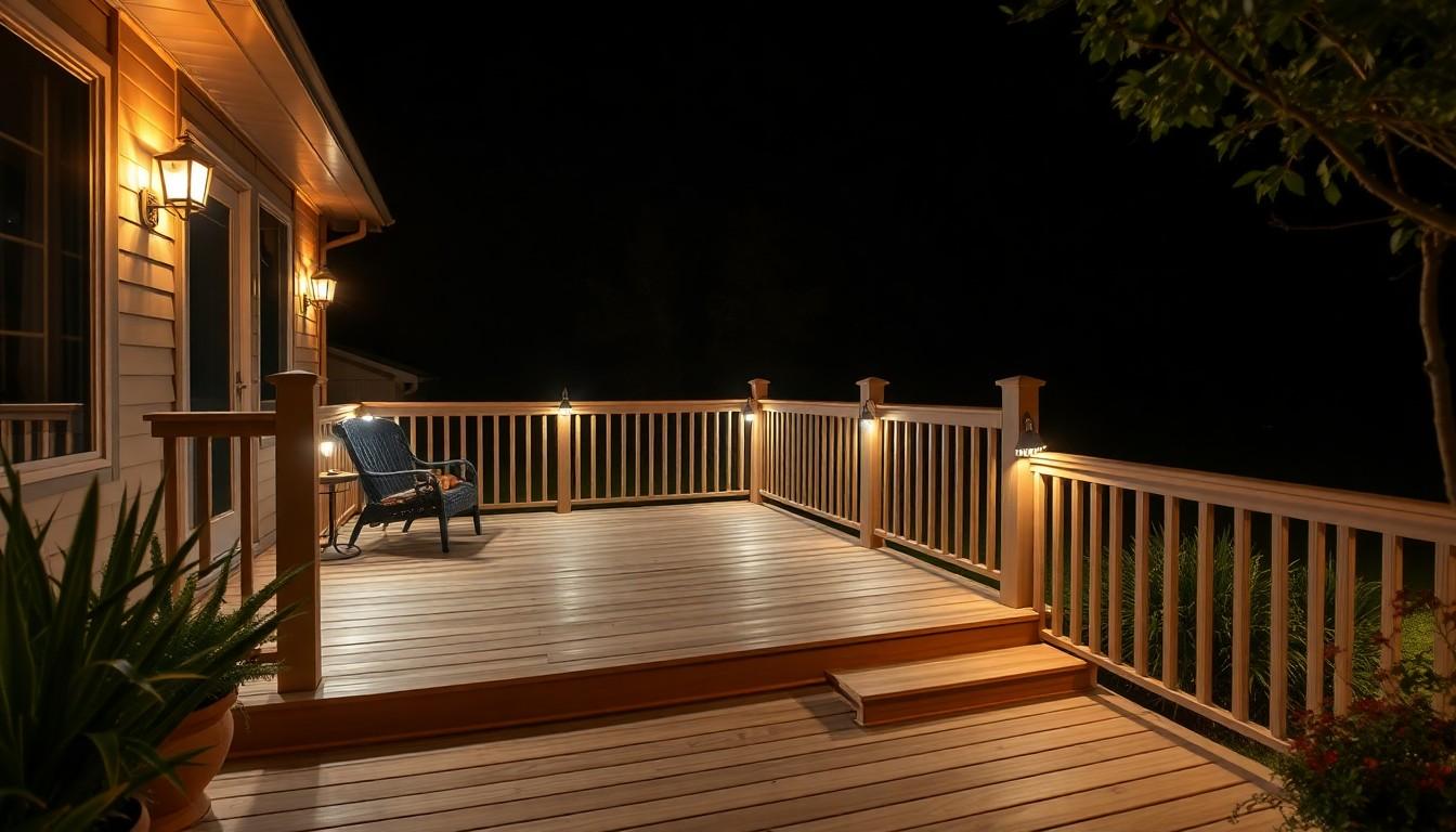 Install Low Voltage Deck Lighting cost guide