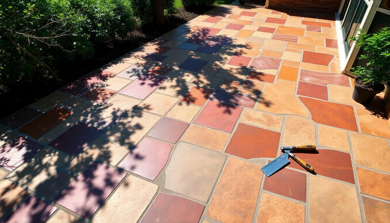 Install Multi Color Stamped Concrete cost guide
