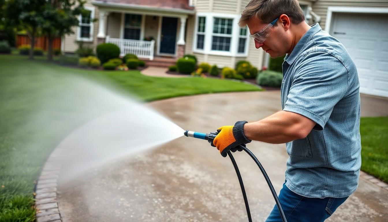 Pressure Wash a Driveway cost guide