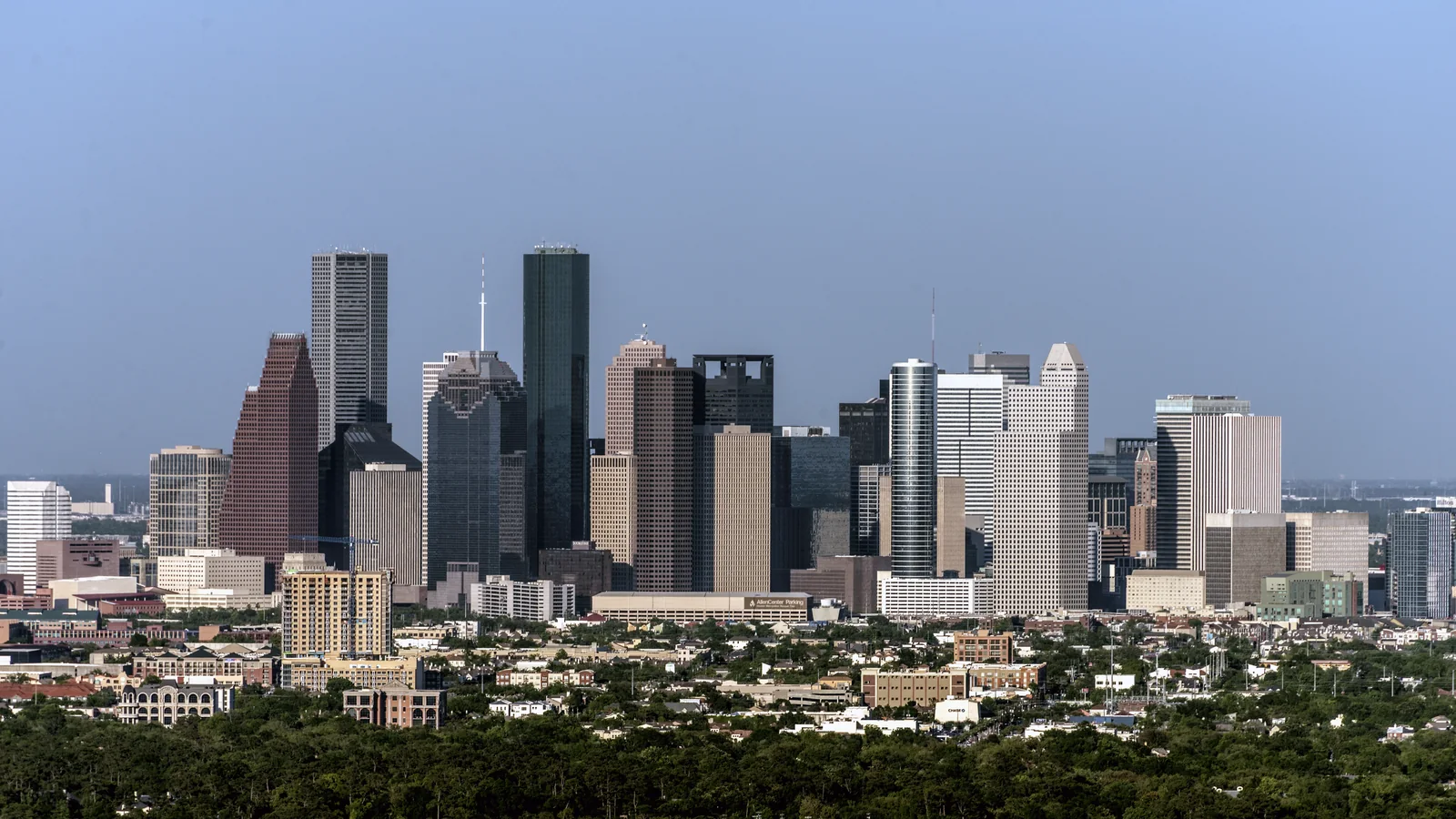 Houston, TX skyline background