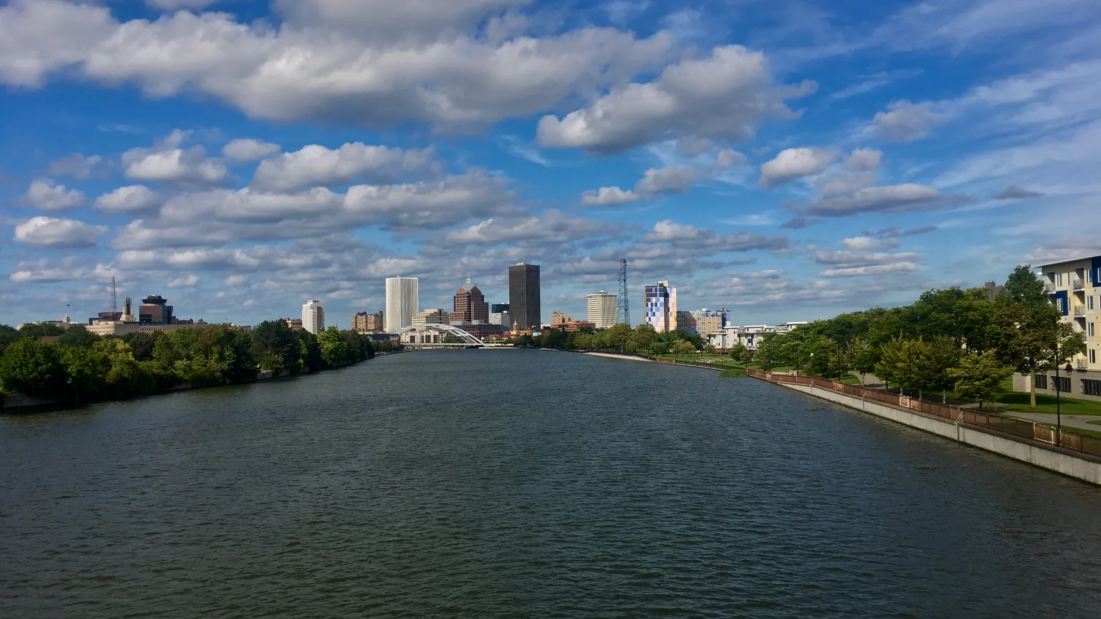 Rochester, NY skyline background