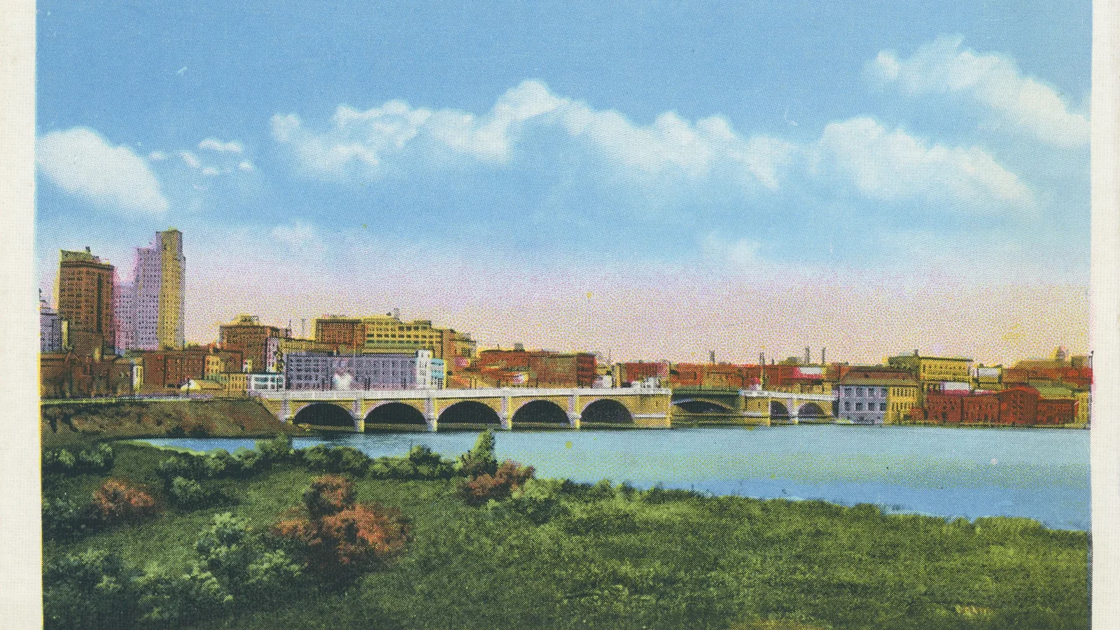 Toledo, OH skyline background